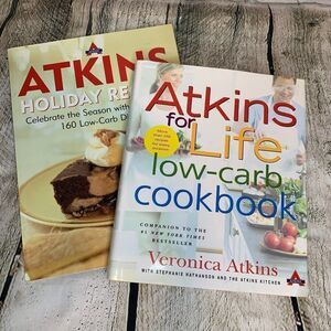 Atkins Low Carb Cook Books | Set of 2